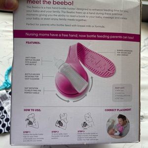 The Beebo Hands Free Baby Bottle Holder